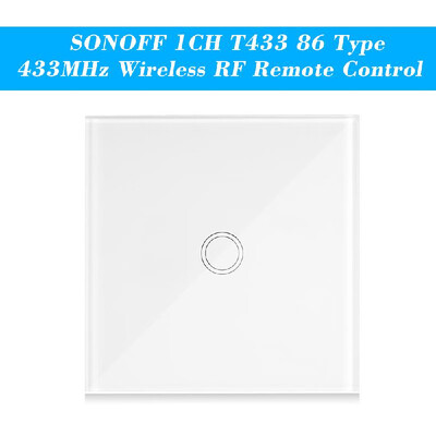 5PCS SONOFF T433 86 Type Luxury Wall Touch Panel Sticky 433MHz Wireless RF Remote Control Transmitter Automation Modules 1 Gang Su
5PCS SONOFF T433 86 Type Luxury Wall Touch Panel Sticky 433MHz Wireless RF Remote Control Transmitter Automation Modules 1 Gang Su