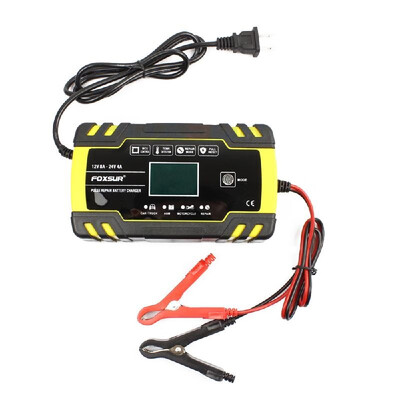12V 24V Pulse Repairing Charger with LCD Display Motorcycle & Car Battery Charger AGM GEL WET Lead Acid Battery Charger
12V 24V Pulse Repairing Charger with LCD Display Motorcycle & Car Battery Charger AGM GEL WET Lead Acid Battery Charger
