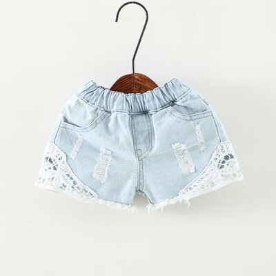 2-12Y Girls Lace Hole Jeans Shorts Cowboy Kids Girls Cute Shorts Jeans Short Lace Pocket Denim Shorts Children
2-12Y Girls Lace Hole Jeans Shorts Cowboy Kids Girls Cute Shorts Jeans Short Lace Pocket Denim Shorts Children