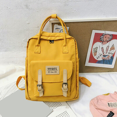 Tailored Fashion Women Nylon Solid Color Capacity Student Backpack Travel Couple Bag
Tailored Fashion Women Nylon Solid Color Capacity Student Backpack Travel Couple Bag