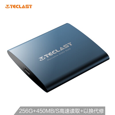 Teclast 256GB Type-c USB31 Mobile Solid State Drive PSSD S20 Series Shockproof Drop Lightweight Portable High Speed Transmission 
Teclast 256GB Type-c USB31 Mobile Solid State Drive PSSD S20 Series Shockproof Drop Lightweight Portable High Speed Transmission