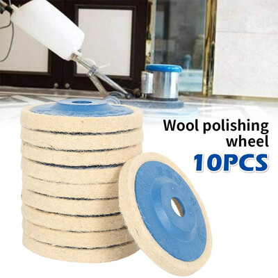 10pcs 100mm 4 Inch Blue Wool Buffing Angle Grinder Wheel Felt Polishing Disc Pad Set The Maximum Speed 12000rmp
10pcs 100mm 4 Inch Blue Wool Buffing Angle Grinder Wheel Felt Polishing Disc Pad Set The Maximum Speed 12000rmp
