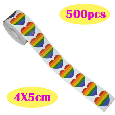 1 Roll Gay Pride Stickers Rainbow Color Stickers To Show The Attitude Towards The LGBT Cause Heart Shape Striped Decor Tape
1 Roll Gay Pride Stickers Rainbow Color Stickers To Show The Attitude Towards The LGBT Cause Heart Shape Striped Decor Tape