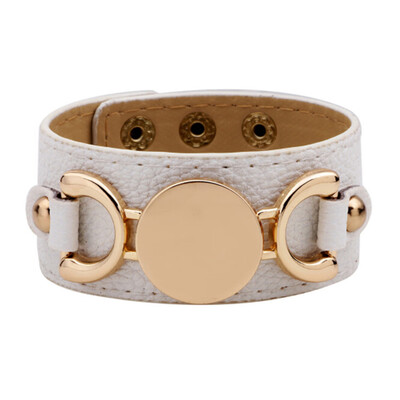 2019 Monogram Leather Cuff Bracelet Pulseras 3 Row Gold Color Multicolor Leather Bracelet for Women Men
2019 Monogram Leather Cuff Bracelet Pulseras 3 Row Gold Color Multicolor Leather Bracelet for Women Men