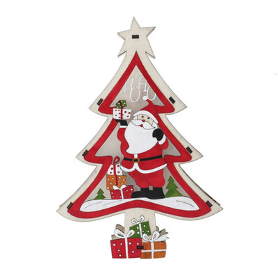 Wooden Christmas Tree Shape Decoration With Warm White Light Christmas Decoration Festive Party Supplies
Wooden Christmas Tree Shape Decoration With Warm White Light Christmas Decoration Festive Party Supplies