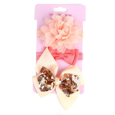 Pack Of 3 Baby Girl Cute Lace Stretch Sequin Bow Elastic Headband Molding Hair Band Accessories Party Accessories Headband
Pack Of 3 Baby Girl Cute Lace Stretch Sequin Bow Elastic Headband Molding Hair Band Accessories Party Accessories Headband