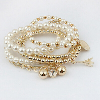 Bohemian Ethnic Style Multilayer Beaded Charm Eiffel Tower Pendent Simulated Pearl Bracelets Turkish Jewelry Pulseras Dropship
Bohemian Ethnic Style Multilayer Beaded Charm Eiffel Tower Pendent Simulated Pearl Bracelets Turkish Jewelry Pulseras Dropship