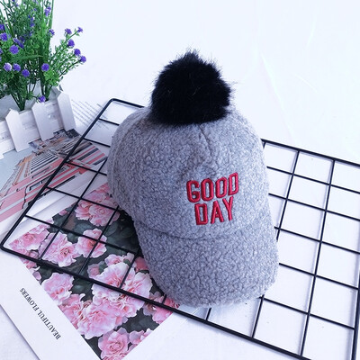Childrens hat autumn&winter baseball cap solid color wool ball girls cap cap babys cold hat Chinese childrens Korean Trend
Childrens hat autumn&winter baseball cap solid color wool ball girls cap cap babys cold hat Chinese childrens Korean Trend