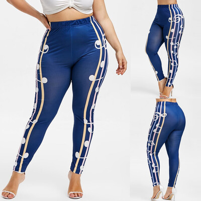 Gobestart Women High Waist Yoga Pants Plus Size Musical Notes Print Plus Skinny Leggings
Gobestart Women High Waist Yoga Pants Plus Size Musical Notes Print Plus Skinny Leggings