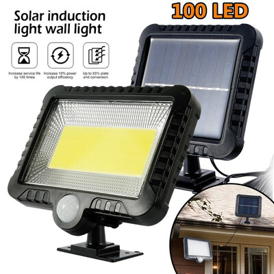 100 LED IP65 Waterproof COB Super Bright Solar Sensor Light Wall Lamp for Garden Yard Outdoor
100 LED IP65 Waterproof COB Super Bright Solar Sensor Light Wall Lamp for Garden Yard Outdoor