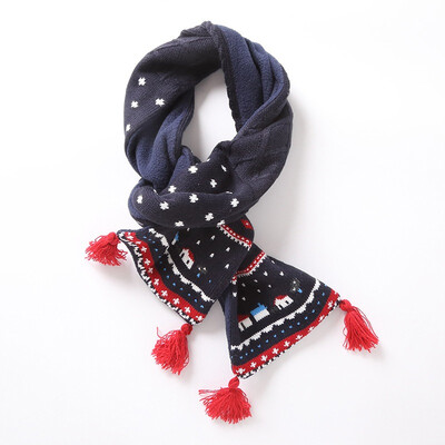 Autumn And Winter Unisex Kid Neck Warmer Fleece Thickening Cartoon Small House Pattern Baby Scarf
Autumn And Winter Unisex Kid Neck Warmer Fleece Thickening Cartoon Small House Pattern Baby Scarf