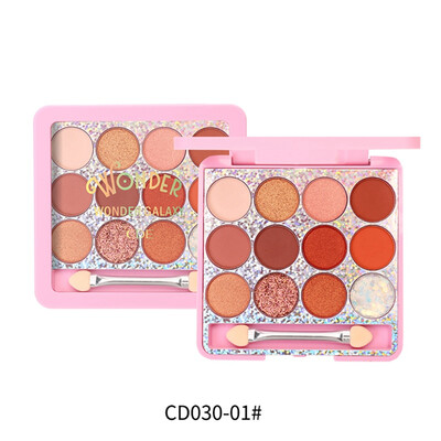 12 Colors Glitter Eyeshadow Palette Long-lasting Smudge-proof Waterproof Shimmer Matte Eye Shadow 
12 Colors Glitter Eyeshadow Palette Long-lasting Smudge-proof Waterproof Shimmer Matte Eye Shadow