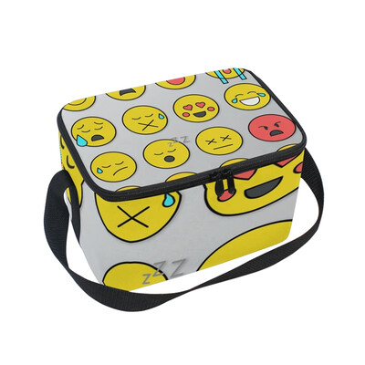 ALAZA Lunch Box Cute Expressions Insulated Lunch Bag Large Cooler Tote Bagfor Men Women
ALAZA Lunch Box Cute Expressions Insulated Lunch Bag Large Cooler Tote Bagfor Men Women