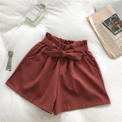 Women Biker Shorts Spodenki Damskie High Waist Casual Loose Bow Tie Wide Leg Shorts Pantalones Cortos Mujer
Women Biker Shorts Spodenki Damskie High Waist Casual Loose Bow Tie Wide Leg Shorts Pantalones Cortos Mujer