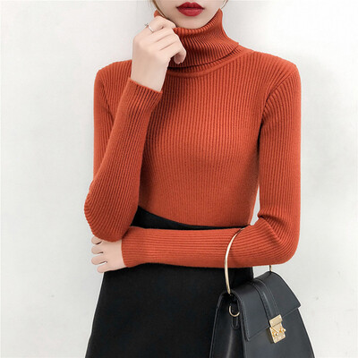 Tailored Autumn Winter Sweater Women Long Sleeve Pullover Turtleneck knitting Basic Tops
Tailored Autumn Winter Sweater Women Long Sleeve Pullover Turtleneck knitting Basic Tops