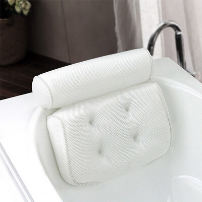 Comfortable 3D Breathable Mesh Spa Bath Pillow with Suction Cups Neck & Back Support
Comfortable 3D Breathable Mesh Spa Bath Pillow with Suction Cups Neck & Back Support