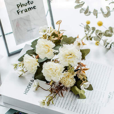 Artificial Silk Flowers European Fall Vivid Carnation DIY Fake Leaf Peony Mothers Day Teachers Gift Wedding Home Decoration
Artificial Silk Flowers European Fall Vivid Carnation DIY Fake Leaf Peony Mothers Day Teachers Gift Wedding Home Decoration