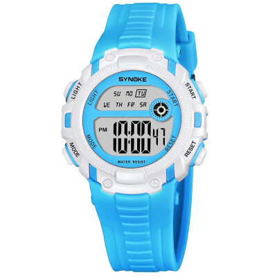 SYNOKE Sport Children Wrist Watches LED Digital Stopwatch Alarm Luminous Water Resistant Girl Boy Watch
SYNOKE Sport Children Wrist Watches LED Digital Stopwatch Alarm Luminous Water Resistant Girl Boy Watch