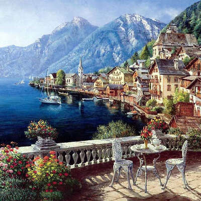 Unframed Venice Resorts Seascape DIY Painting By Numbers Handpainted Oil Painting Living Room Home Wall Decor Artwork 40x50cm
Unframed Venice Resorts Seascape DIY Painting By Numbers Handpainted Oil Painting Living Room Home Wall Decor Artwork 40x50cm