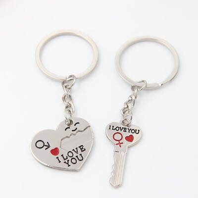Metal Couple Keychain Heart-shaped Smiley Key Chain Pendant Commemorative Gift
Metal Couple Keychain Heart-shaped Smiley Key Chain Pendant Commemorative Gift