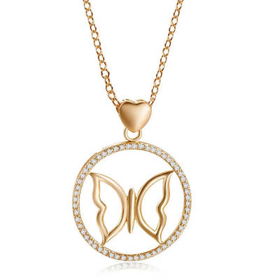 Women Hollow Butterfly Circle Necklace Rhinestones Short Chain Copper Gift Choker Jewelry
Women Hollow Butterfly Circle Necklace Rhinestones Short Chain Copper Gift Choker Jewelry
