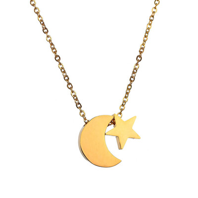 Gold Plated Necklace Star Necklace Moon Stars Long Starry Pendant Titanium Steel Collarbone Sweater Necklace
Gold Plated Necklace Star Necklace Moon Stars Long Starry Pendant Titanium Steel Collarbone Sweater Necklace