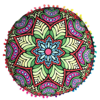 43 43 CM Round Indian Mandala Floor Round Bohemian Pillows Case Color Pillow Cover Textile Pillow Slip
43 43 CM Round Indian Mandala Floor Round Bohemian Pillows Case Color Pillow Cover Textile Pillow Slip