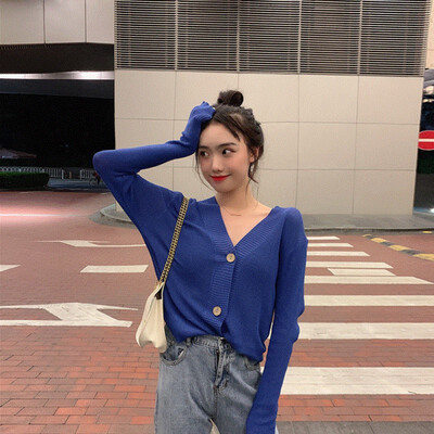 New Female Knit Cardigan Sweater Coat Short Female Knitted Jacket Female 5 color
New Female Knit Cardigan Sweater Coat Short Female Knitted Jacket Female 5 color