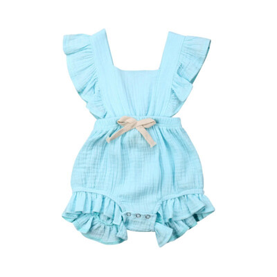 Newborn Baby Girl Romper Ruffled Solid Color Backless Flare Sleeve Romper Infant Casual Outfits
Newborn Baby Girl Romper Ruffled Solid Color Backless Flare Sleeve Romper Infant Casual Outfits
