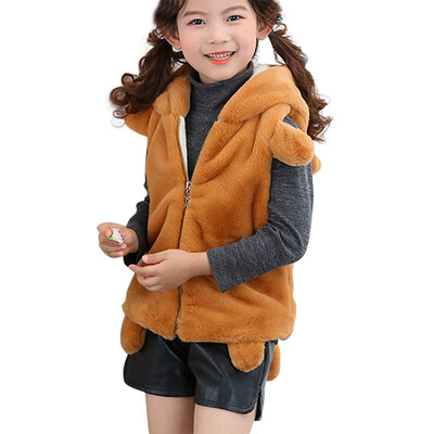 2017 Winter Baby Girl Waistcoat Cute Thick Bear Ears Hoodies Vest Waistcoats Outwears
2017 Winter Baby Girl Waistcoat Cute Thick Bear Ears Hoodies Vest Waistcoats Outwears