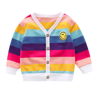 Children Kids Sweatshirt Casual Outerwear Clothes Autumn Baby Boy Girl Cute Cardigan Striped Print Knitted Cotton
Children Kids Sweatshirt Casual Outerwear Clothes Autumn Baby Boy Girl Cute Cardigan Striped Print Knitted Cotton