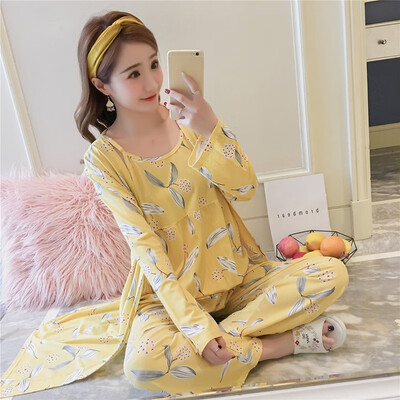 3PC Women Sexy NightWear Floral Print Breathable Comfortable Casual Tank Top Coat Pants Set Female Sleepewear Nightgown Pajama
3PC Women Sexy NightWear Floral Print Breathable Comfortable Casual Tank Top Coat Pants Set Female Sleepewear Nightgown Pajama
