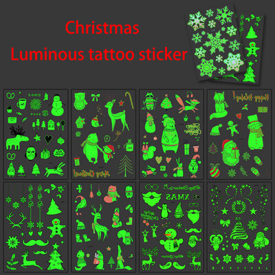 Christmas Luminous Temporary Tattoo Stickers For Party Children Waterproof Christmas Decorations New Year Decor
Christmas Luminous Temporary Tattoo Stickers For Party Children Waterproof Christmas Decorations New Year Decor
