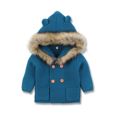0-24M 2019 Winter Newborn Baby Girl Sweater Clothes Child Fashion Hooded Fur collar Sweater Jacket Cardigan Infant Girl Clothes
0-24M 2019 Winter Newborn Baby Girl Sweater Clothes Child Fashion Hooded Fur collar Sweater Jacket Cardigan Infant Girl Clothes