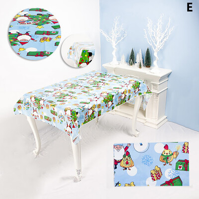 Toponeto Disposable Tablecloth Creative PVC Christmas Print Tablecloth Table Party Decor
Toponeto Disposable Tablecloth Creative PVC Christmas Print Tablecloth Table Party Decor