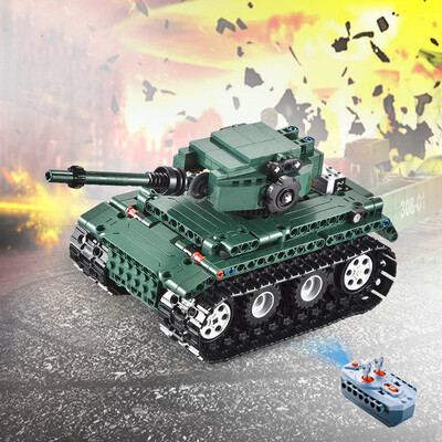 Cada DOUBLE E 313PCS 24G Remote Control Tank Building Blocks Bricks Compatible Technic Car Children DIY Assemble RC Toy for Kids
Cada DOUBLE E 313PCS 24G Remote Control Tank Building Blocks Bricks Compatible Technic Car Children DIY Assemble RC Toy for Kids