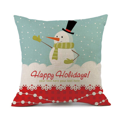 Tailored Merry Christmas Pillow Cases Cotton Linen Sofa Cushion Cover Home Decor 
Tailored Merry Christmas Pillow Cases Cotton Linen Sofa Cushion Cover Home Decor
