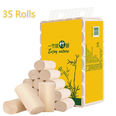 35 Rolls of 4 Layers Natural Bamboo Pulp Toilet Paper Roll Paper Coreless Roll Paper
35 Rolls of 4 Layers Natural Bamboo Pulp Toilet Paper Roll Paper Coreless Roll Paper