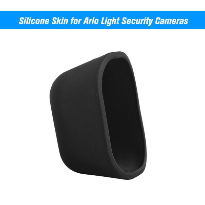 2 Pack Silicone Skin for Arlo Light Security Cameras Weatherproof UV-resistant Case Black