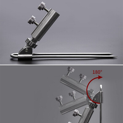 Stainless Steel Aluminum Alloy Fishing Rod Bracket Ground Insert 180 Degree Adjustable Support Holder Stand Rack
Stainless Steel Aluminum Alloy Fishing Rod Bracket Ground Insert 180 Degree Adjustable Support Holder Stand Rack