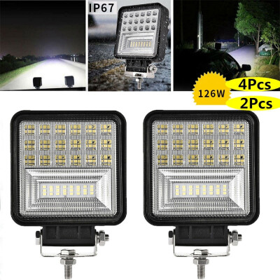 12V 24V 126w LED Work Light Bar Flood Spot Lights Driving Lamp Offroad Car Truck SUV
12V 24V 126w LED Work Light Bar Flood Spot Lights Driving Lamp Offroad Car Truck SUV