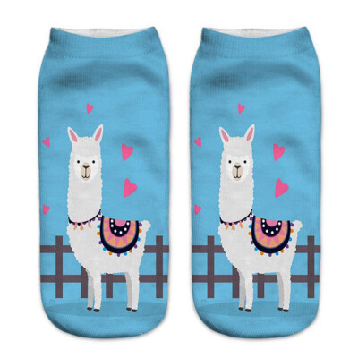 1Pair Women Low Cut Ankle Socks Funny Llama 3D Printing Socks Cotton Hosiery Printed Alpaca Socks
1Pair Women Low Cut Ankle Socks Funny Llama 3D Printing Socks Cotton Hosiery Printed Alpaca Socks
