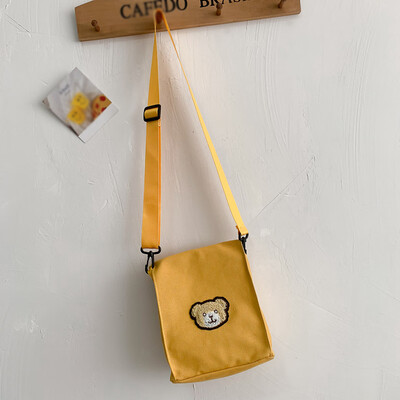 Tailored Female Cute Bear Messenger Shoulder Bag Student Canvas Cartoon Style Small Bag
Tailored Female Cute Bear Messenger Shoulder Bag Student Canvas Cartoon Style Small Bag