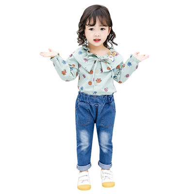 Girls Clothing Sets Autumn Floral Print Blouse TopsDenim Pants 2 PCS Long Sleeve Children Set Girl Clothes Suit Casual Outfits
Girls Clothing Sets Autumn Floral Print Blouse TopsDenim Pants 2 PCS Long Sleeve Children Set Girl Clothes Suit Casual Outfits