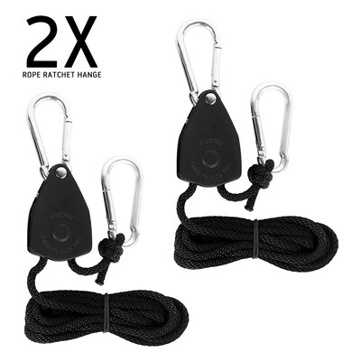 Stainless steel Hydroponic Rope Ratchet Grow Adjustable Light Filter Hanger Tent Indoor Growing
Stainless steel Hydroponic Rope Ratchet Grow Adjustable Light Filter Hanger Tent Indoor Growing