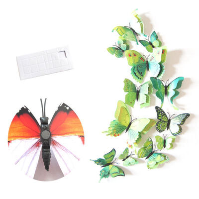 12pcslot 3D PVC Wall Stickers Magnet Butterflies DIY Wall Sticker Decor Poster Kids Rooms Home Decoration
12pcslot 3D PVC Wall Stickers Magnet Butterflies DIY Wall Sticker Decor Poster Kids Rooms Home Decoration