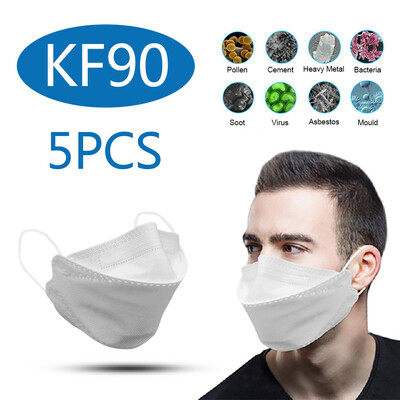 5PCS KF90 protective Korean Fish Mask Four layers of protection effectively block the fine particles
5PCS KF90 protective Korean Fish Mask Four layers of protection effectively block the fine particles