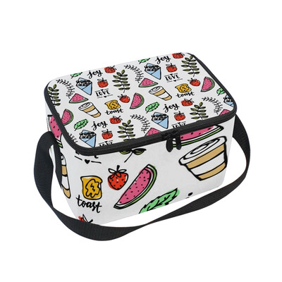 ALAZA Lunch Box Insulated Lunch Bag Large Cooler Drink And Fruit Tote Bag
