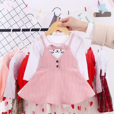 Children Autumn Girls Cute Plaid Print Fake Two Piece Bottoming Long Sleeved Sweet Princess Dress New
Children Autumn Girls Cute Plaid Print Fake Two Piece Bottoming Long Sleeved Sweet Princess Dress New