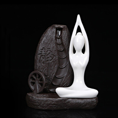 Office Teahouse Ornaments Creative Home Decor Ceramic Yoga Girl Censer Backflow Incense Cones Burner Towel Incense Holder
Office Teahouse Ornaments Creative Home Decor Ceramic Yoga Girl Censer Backflow Incense Cones Burner Towel Incense Holder